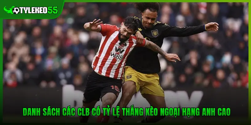Ngoại Hạng Anh – Top 5 CLB Có Tỷ Lệ Thắng Kèo Cao Nhất 2 Danh sách các CLB có tỷ lệ thắng kèo Ngoại hạng Anh cao
